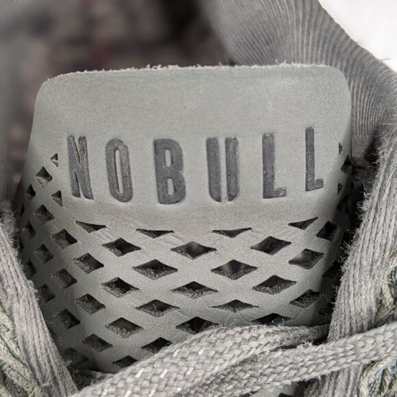 NOBULL WZEXOR All You Need Is Love Dark Grey Mesh Runners Sneakers - Picture 8 of 11